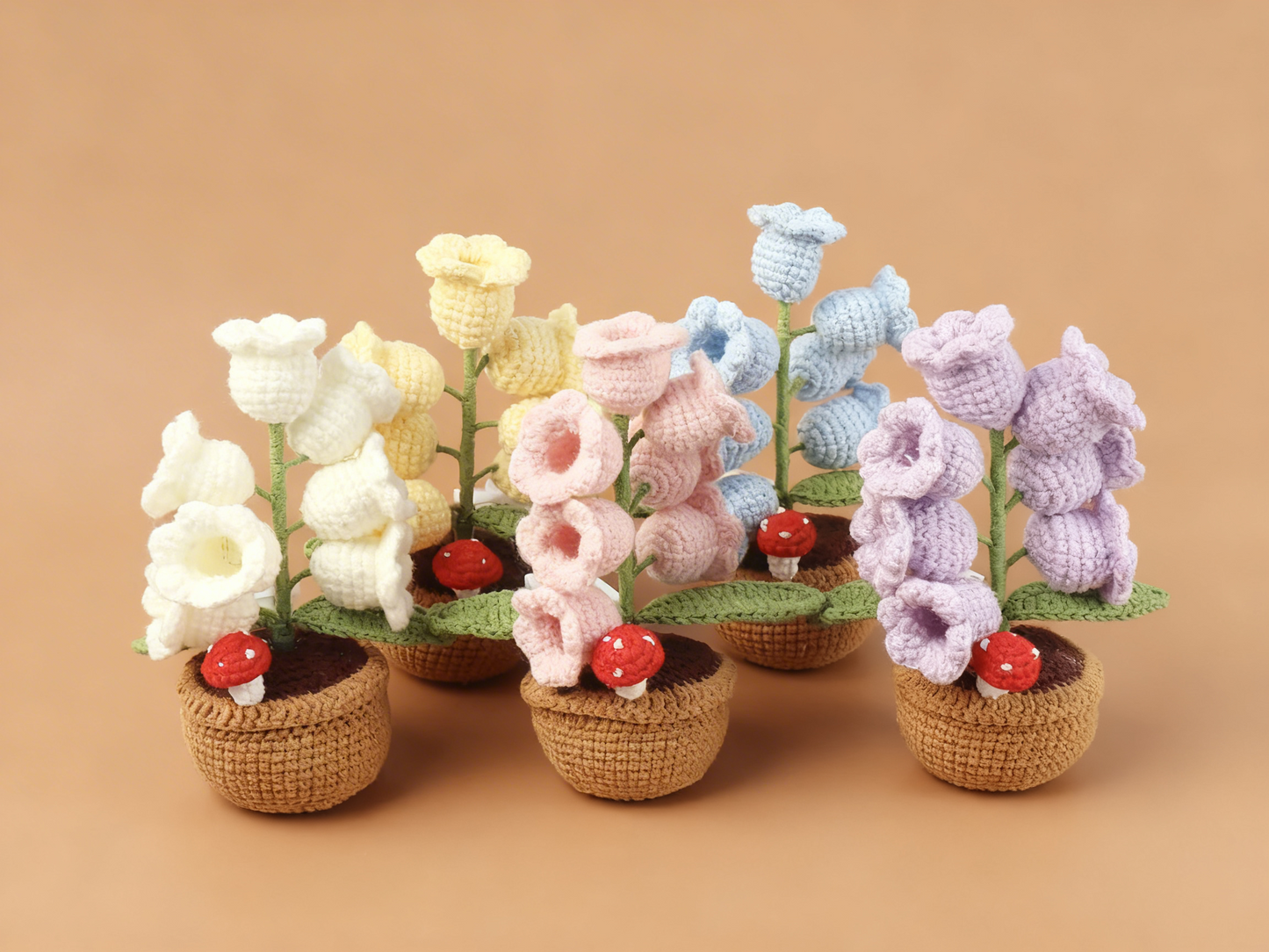 Our Handmade Flower Crochet Lamp